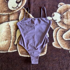 LA Apparel Purple Bodysuit